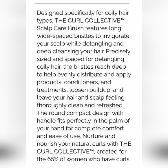 Conair The Curl Collective #4 Scalp Care Brush - Picture 7 of 7